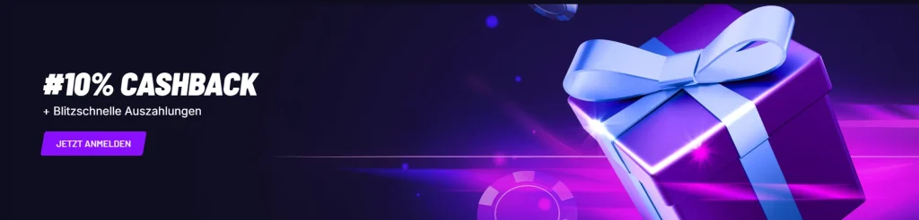 Fastslots Casino 10 % Cashback Promotion mit schneller Auszahlung und Bonusaktion